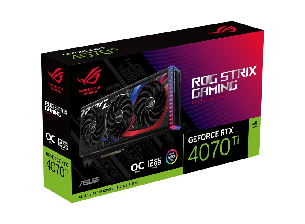 Placa De Video  Asus Rog Strix 4070ti 12gb Gddr6x Oc Edition