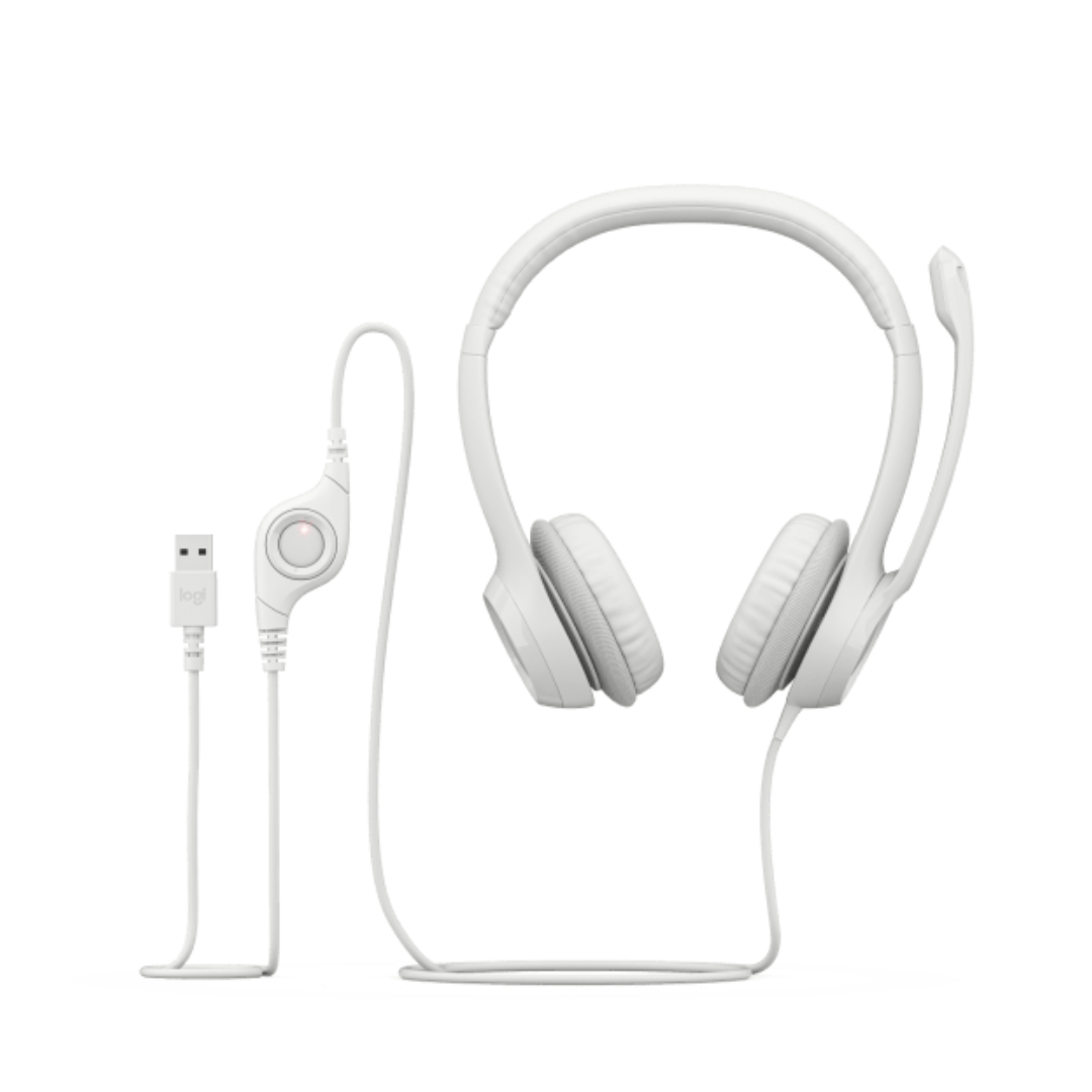 Auricular C-microfono Logitech H390 White