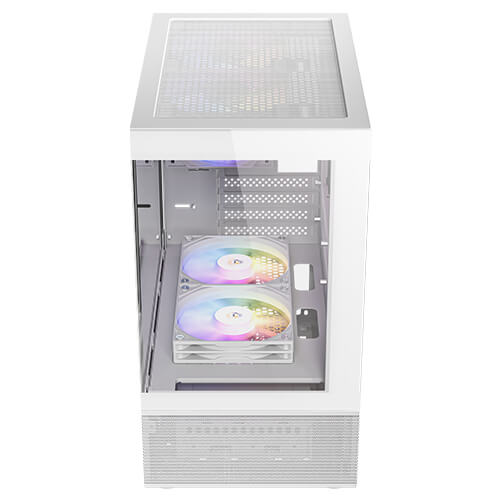 Gabinete Antec Cx200m Elite White Rgb 5x120mm Rgb Fans Vidrio Templado 270