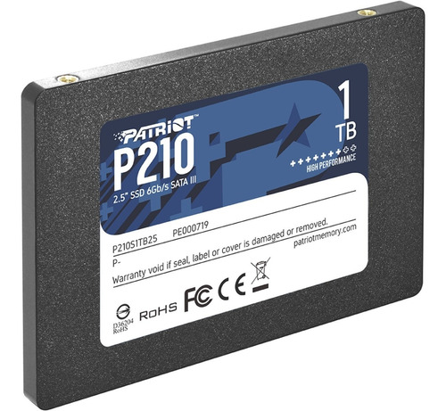 Disco Solido Ssd 1tb Patriot P210 Sata