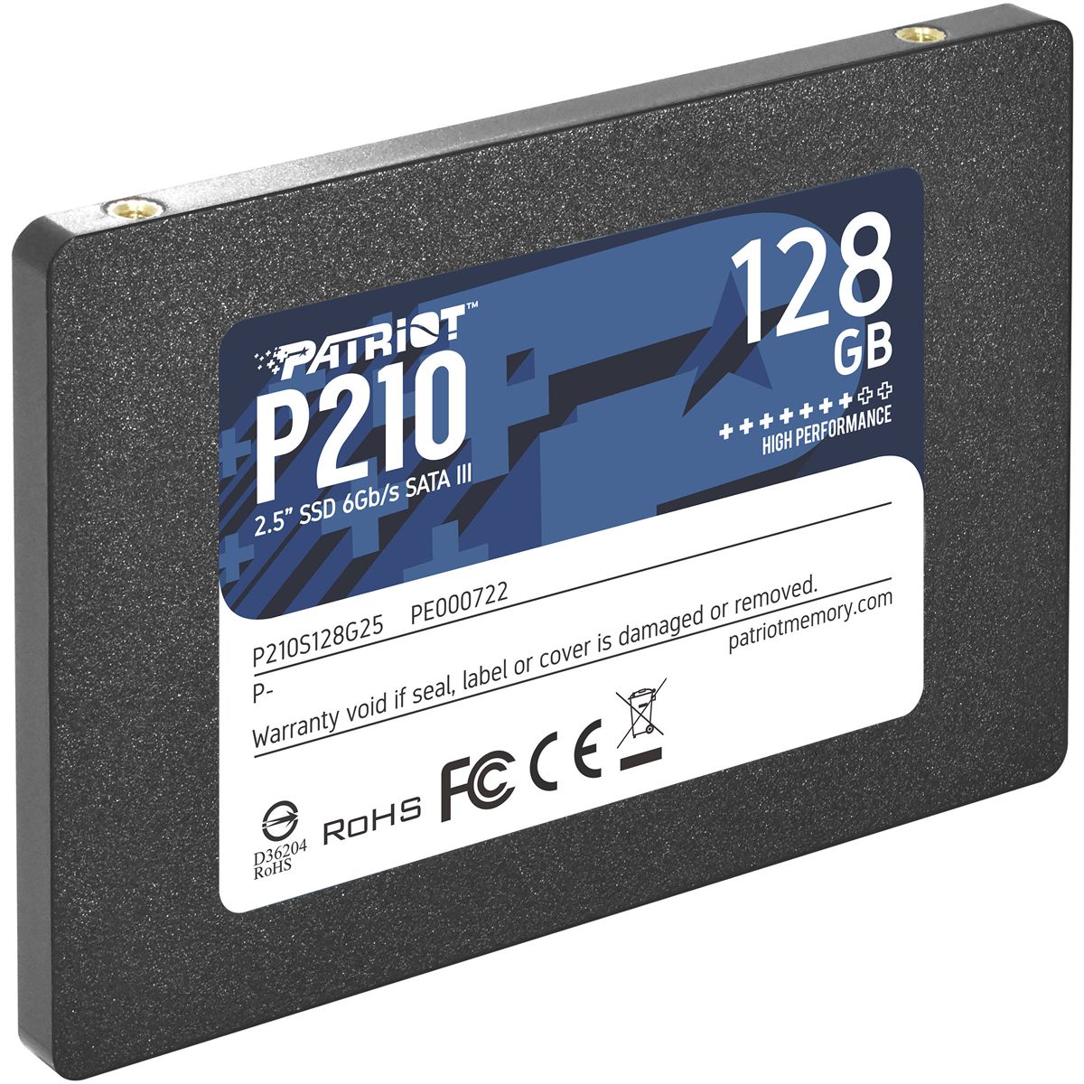 Disco Solido Ssd 128gb Patriot P210 Sata