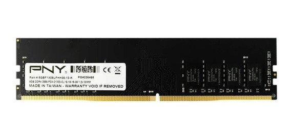 Memoria Ram Pny Performance 8 Gb Ddr4 2666 Mhz