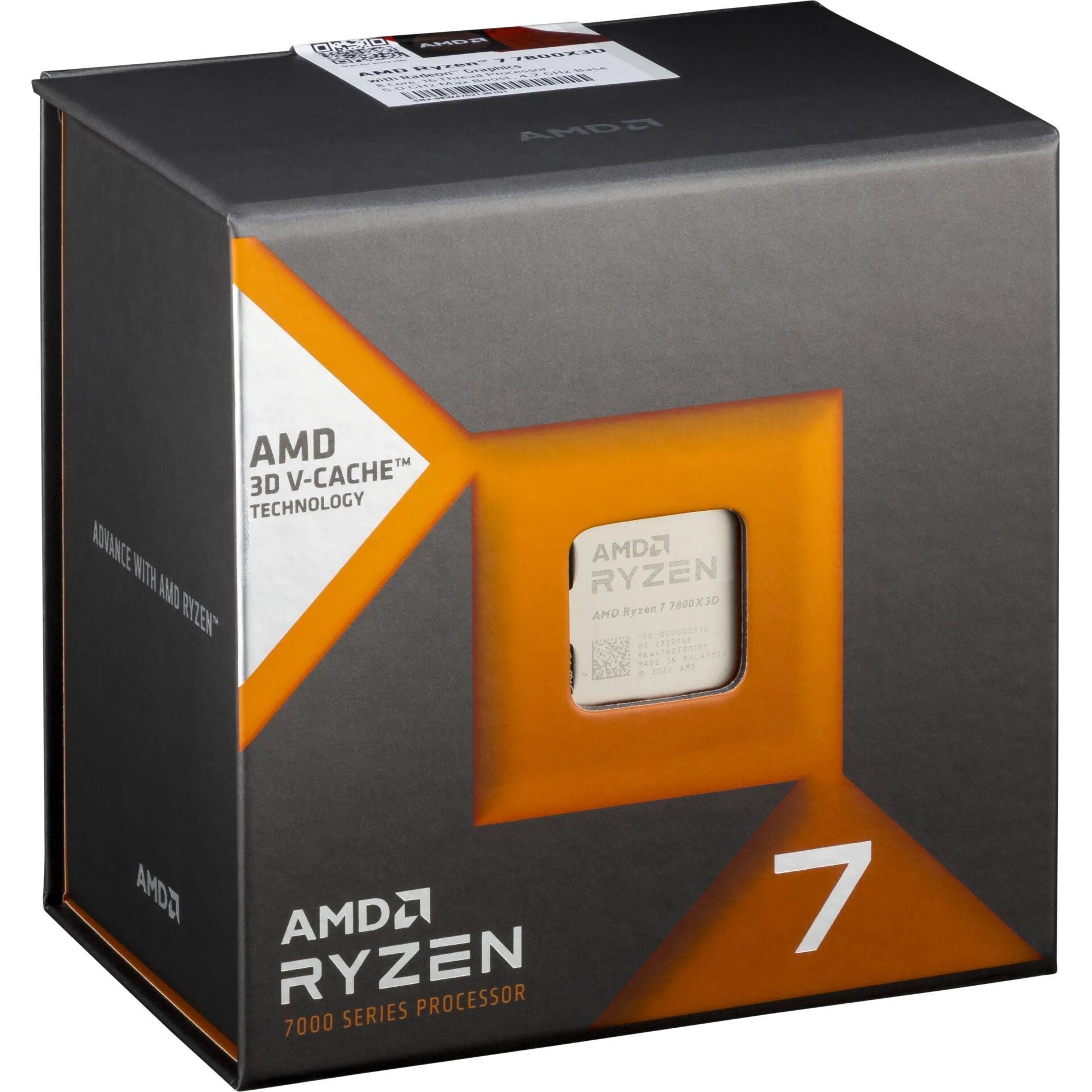 Procesador Amd Ryzen 7 7800x3d 8 Nucleos 5.0ghz Am5 S-cooler C-video