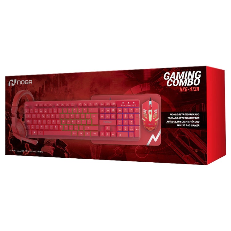 Kit Gamer 4 En 1 Red