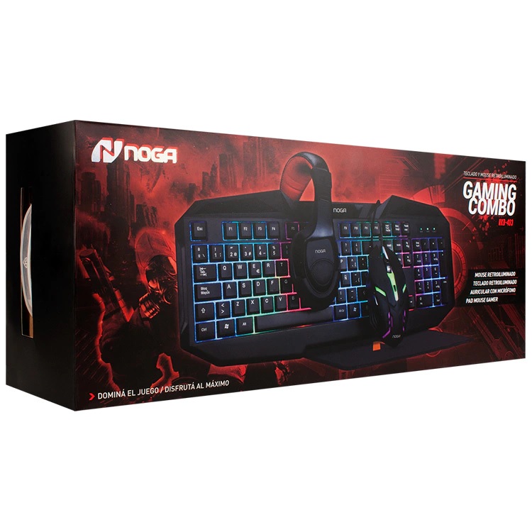 Kit Gamer 4 En 1 Teclado-mouse-auricular-mouse Pad
