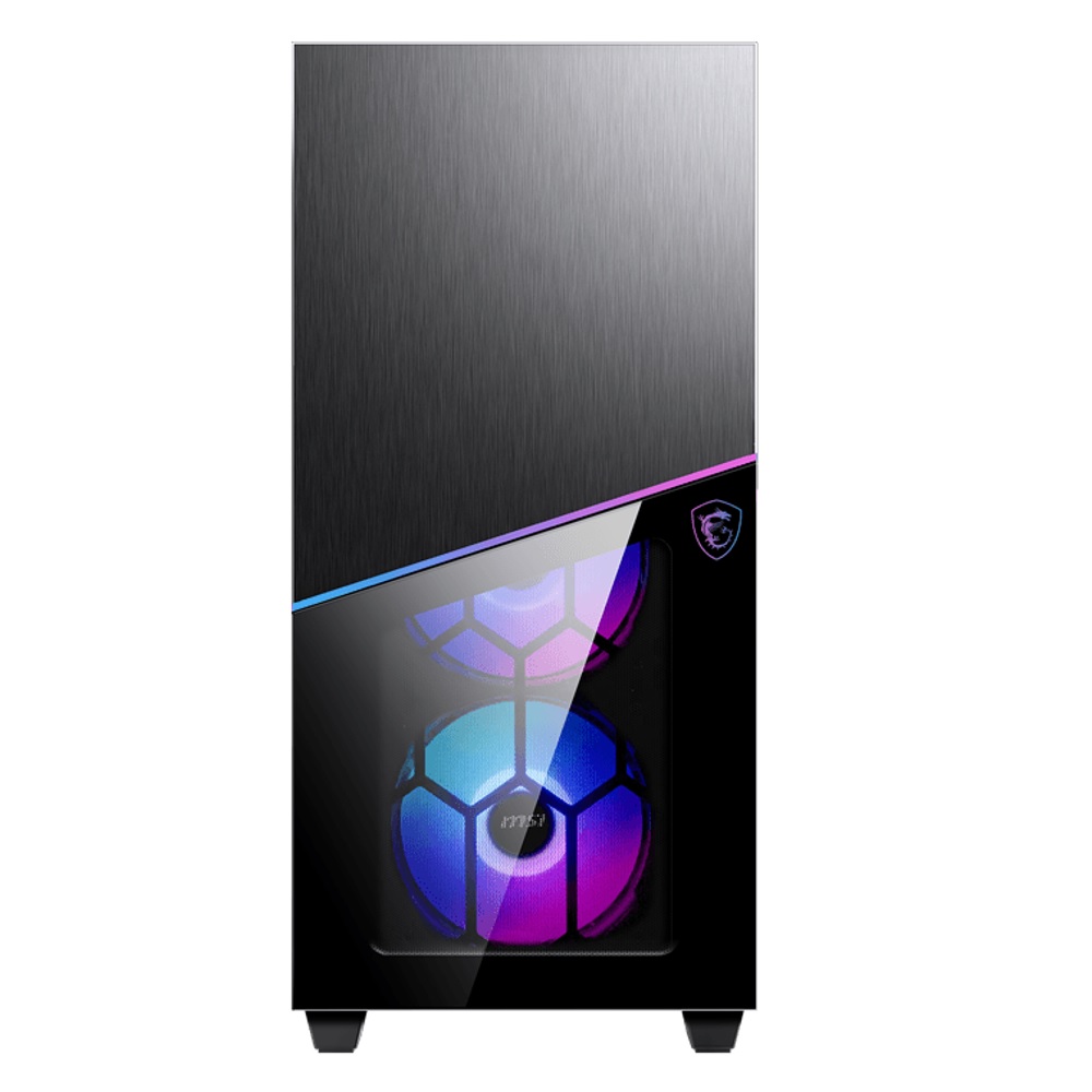 Gabinete Msi Mpg Sekira 100r Mid-tower Fan Front Rgb X3 - Back Rgb X1