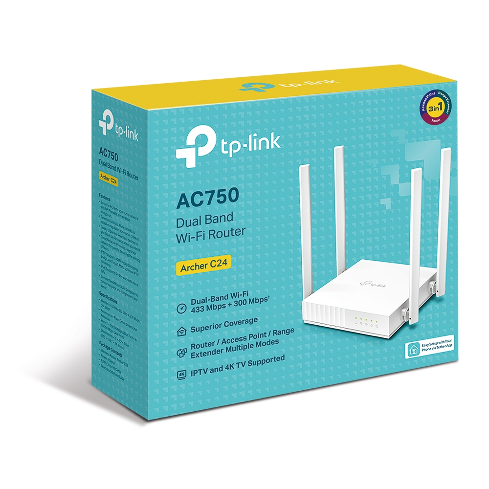 Router Wifi Ac750 4 Antenas Agile Dual Band Tp-link