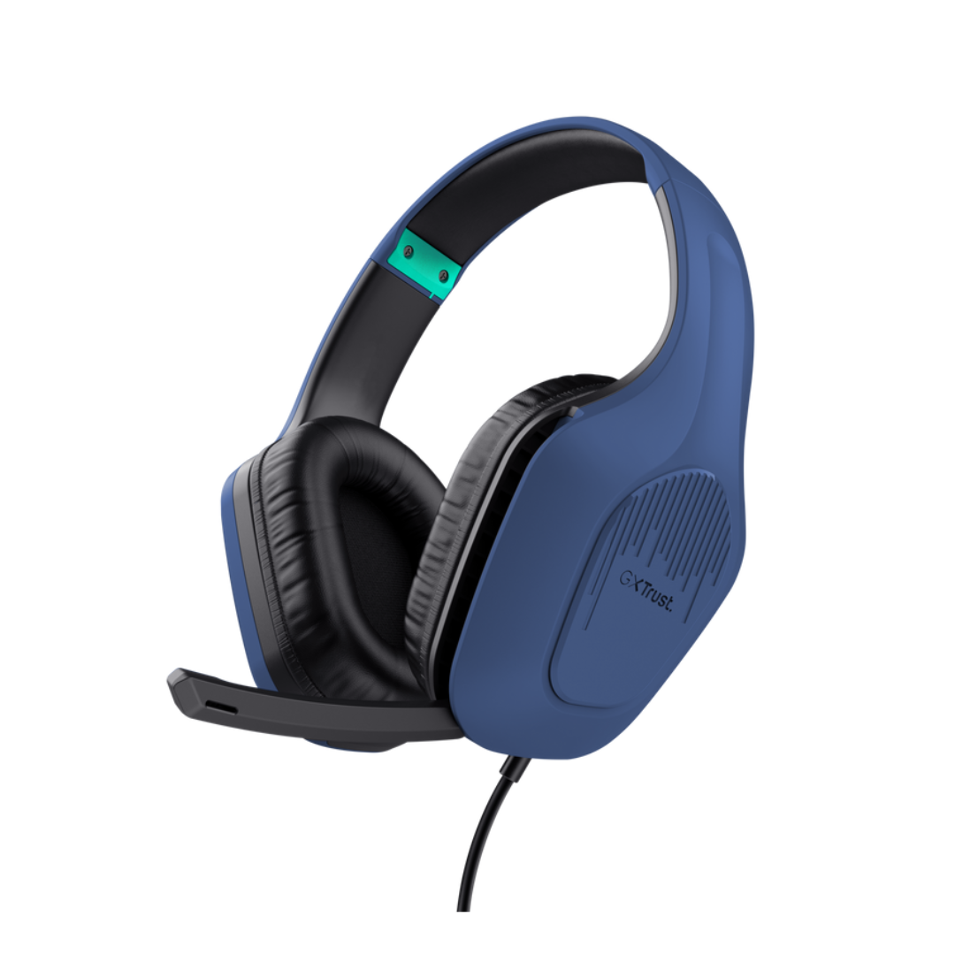 Auricular Gamer Trust Zirox Blue Gxt415b