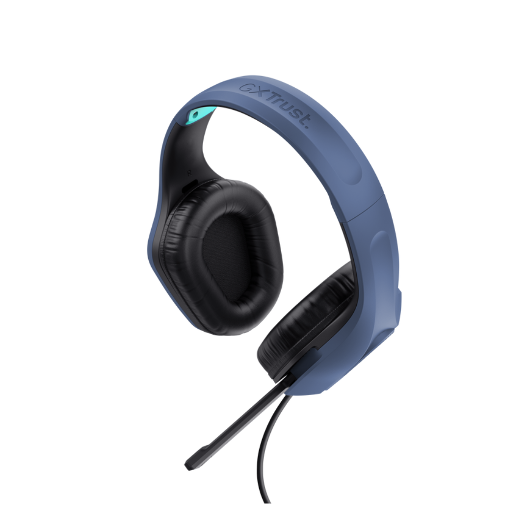 Auricular Gamer Trust Zirox Blue Gxt415b