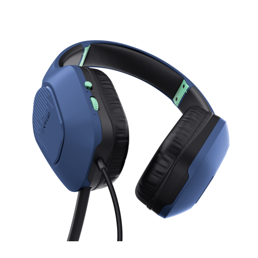 Auricular Gamer Trust Zirox Blue Gxt415b