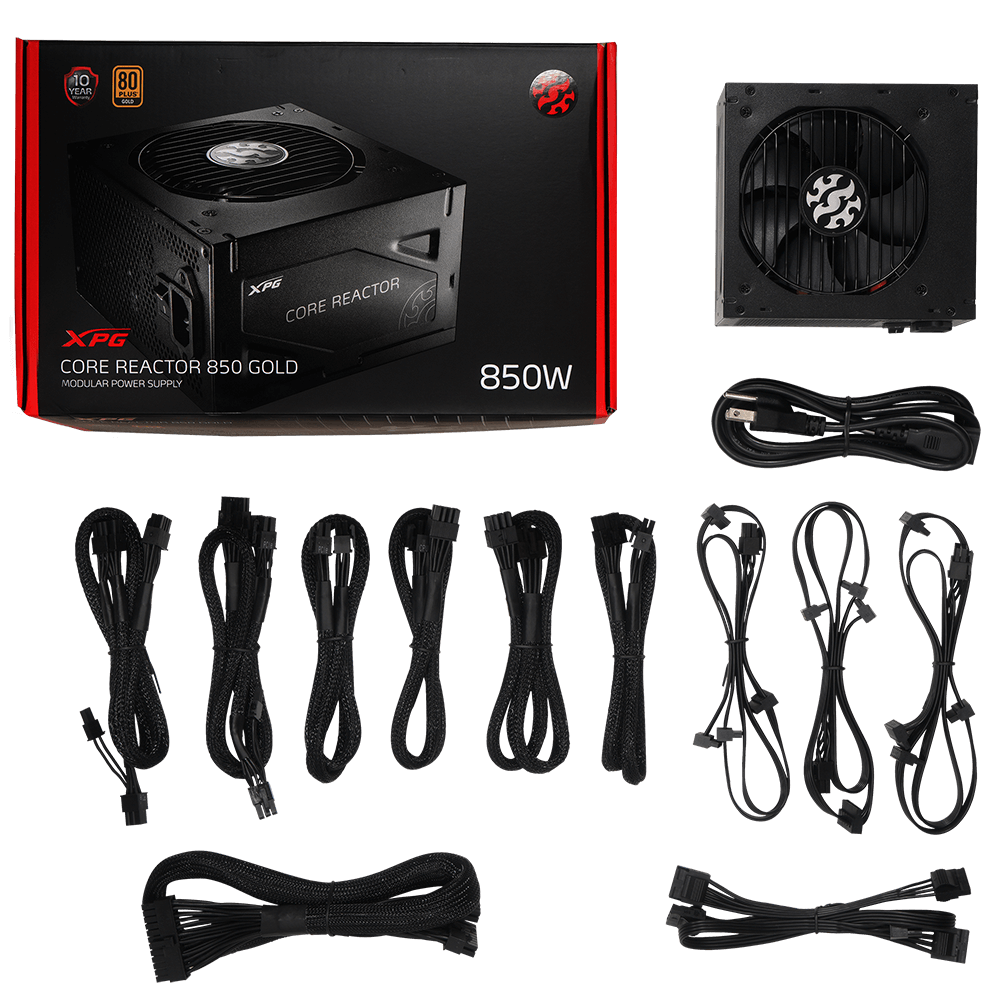 Fuente Xpg 850w Core Reactor Gold Full Modular Refurbished