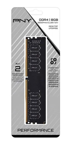 Memoria Pny Performance Ddr4 8gb (1x8) 3200mhz