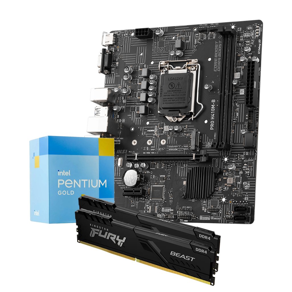 Combo Actualizacion Intel Pentium Gold G6405 | H410m | 16 Gb