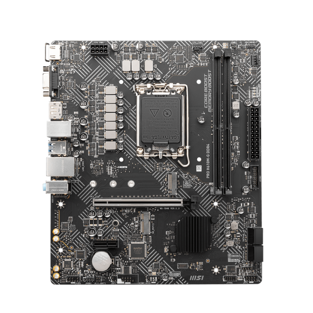 Mother Msi H610m-g Pro Ddr4 Lga 1700