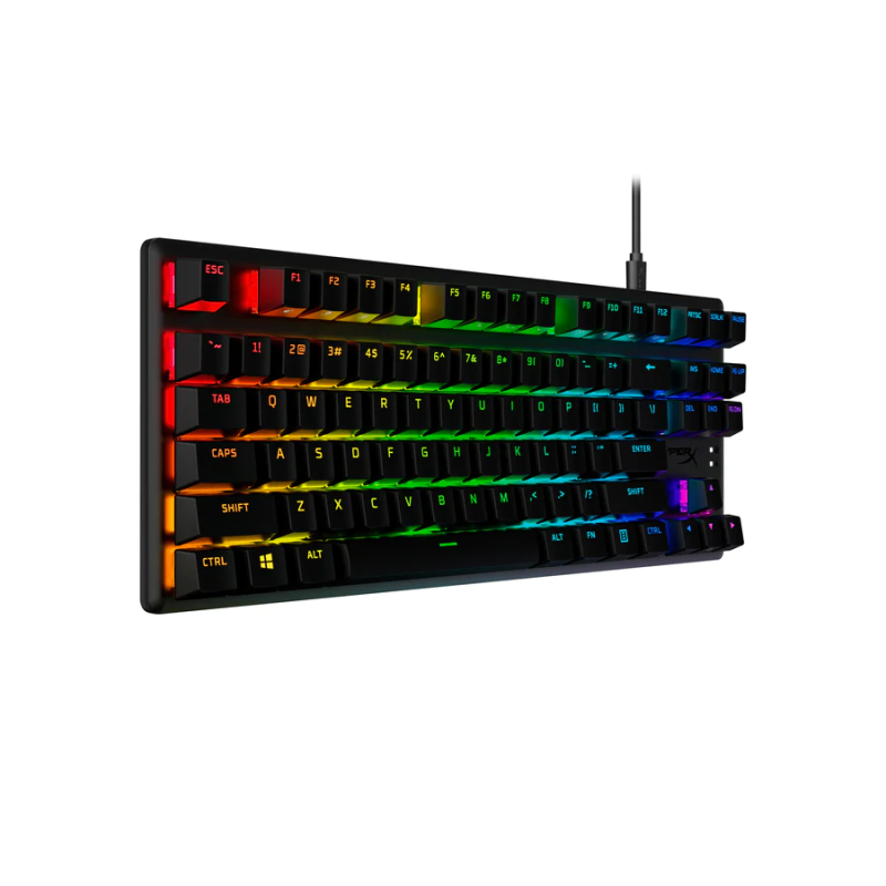 Teclado Hyperx Alloy Origins Core Pbt Merco Rgb Switch Hx Red Sp