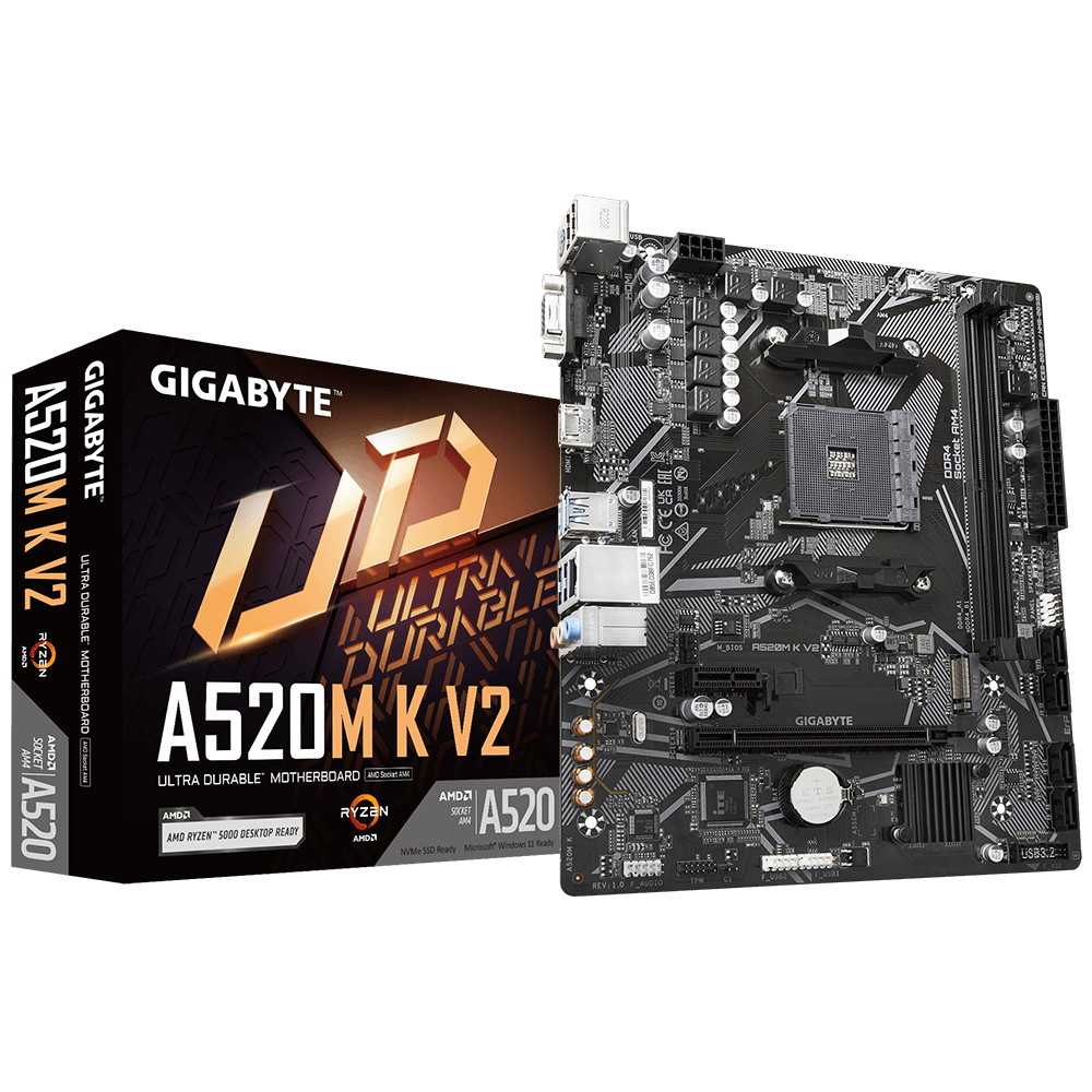 Mother Gigabyte A520m K V2 M-atx
