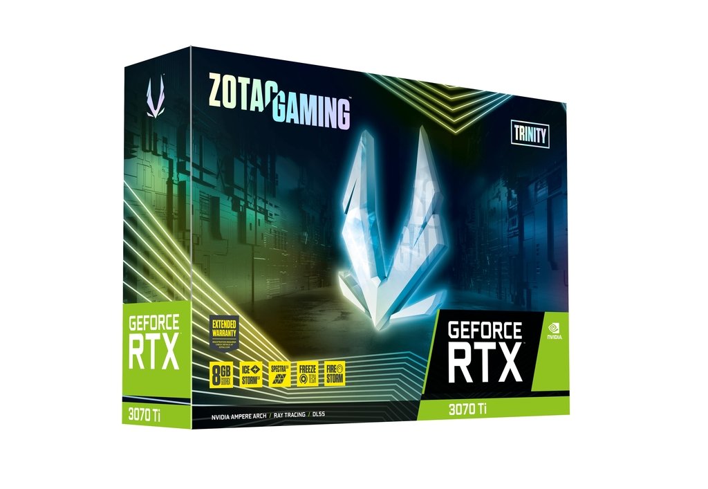 Placa De Video Zotac Geforce Rtx 3070 Ti 8gb Gddr6x Trinity
