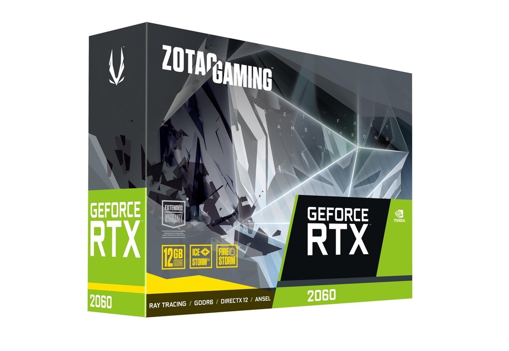 Placa De Video Zotac Geforce Rtx 2060 12gb Gddr6 Twin Fan