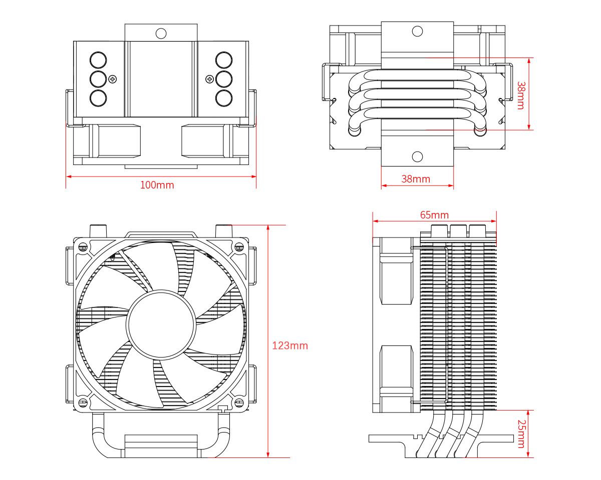 Cooler Cpu Id-cooling Se-903-xt