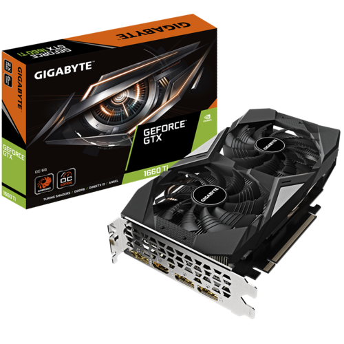 Placa De Video Gigabyte 1660 Ti Oc 6g Gddr6