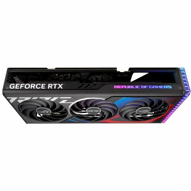 Placa De Video Asus Geforce Rtx 4060ti Oc 8gb Gddr6 Rog Strix Gaming