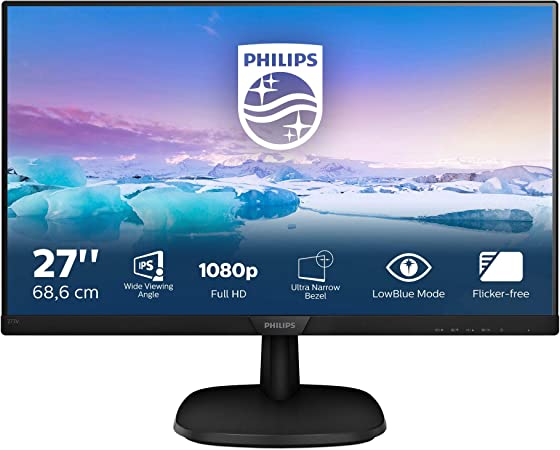 Monitor 27 Philips Vga Hdmi Dport Parl 2 X2w 75hz