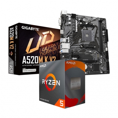 COMBO ACTUALIZACION AMD RYZEN 5 4600G  A520