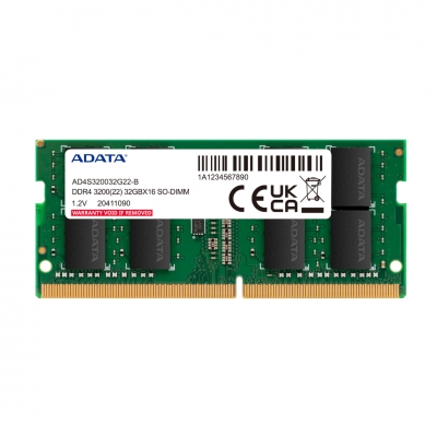 MEMORIA ADATA DDR4 8GB (1X8) 3200MHZ NOTE