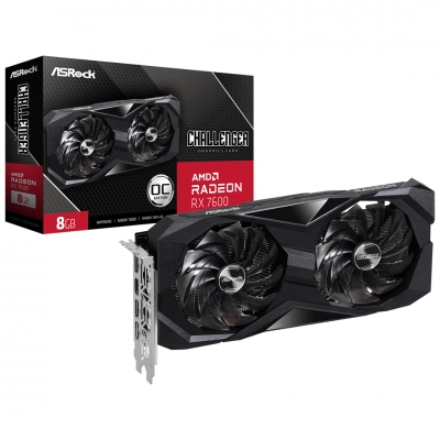 PLACA DE VIDEO ASROCK RX 7600 CL 8GB