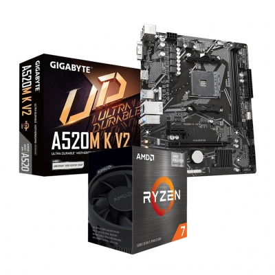 COMBO ACTUALIZACION AMD RYZEN 7 5700G  A520