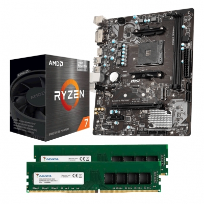 COMBO ACTUALIZACION AMD RYZEN 7 5700G  B450M  16 GB