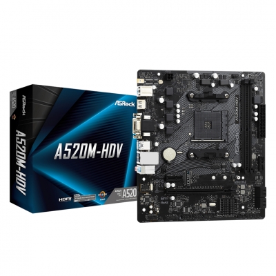 MOTHER ASROCK A520M-HDV AM4 DDR4