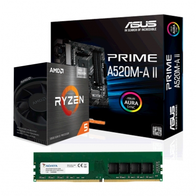 COMBO ACTUALIZACION AMD RYZEN 5 5600G  A520M  8 GB