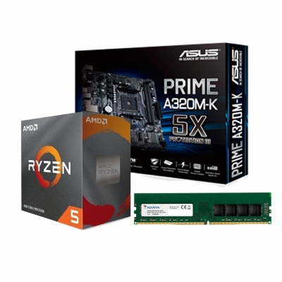 COMBO ACTUALIZACION AMD RYZEN 5 4600G  A320M  8 GB