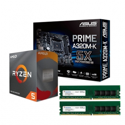 COMBO ACTUALIZACION AMD RYZEN 5 4600G  A320M  16 GB