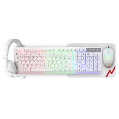 KIT GAMER 4 EN 1 BLANCO