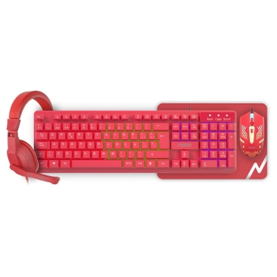 KIT GAMER 4 EN 1 RED