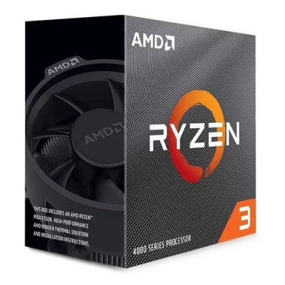 PROCESADOR AMD RYZEN 3 4100 4 NUCLEOS 4.0GHZ AM4 C/COOLER S/VIDEO