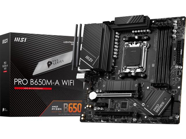 Motherboard Amd MSI PRO B650M-A WIFI AM5 AM5 PCIE 4.0 DDR5