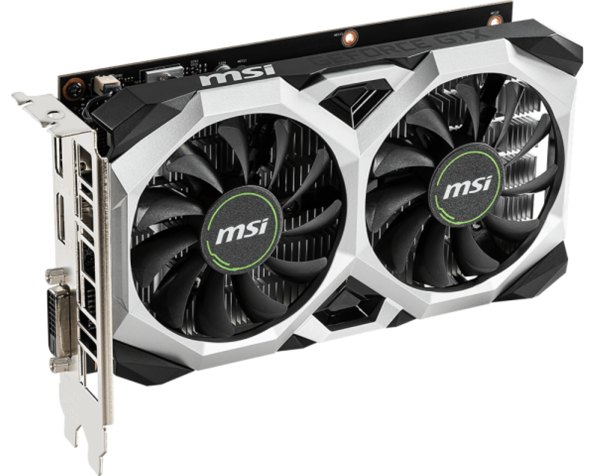 Placa De Video Nvidia Msi GeForce GTX 1650 4G Ventus XS OC DDR6 GTX 1650 4G Ventus XS