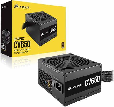 Fuente PC Certificada CORSAIR CV 650W CV SERIES