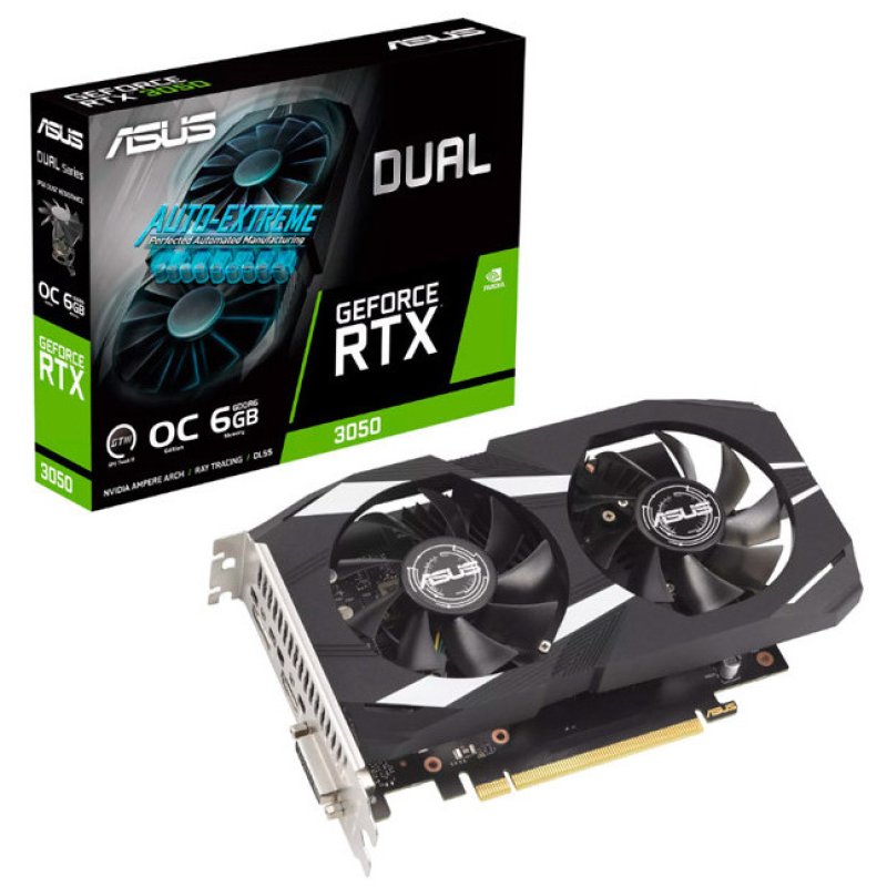 Placa De Video Nvidia ASUS DUAL 3050 6GB DUAL 3050 6GB GDDR6