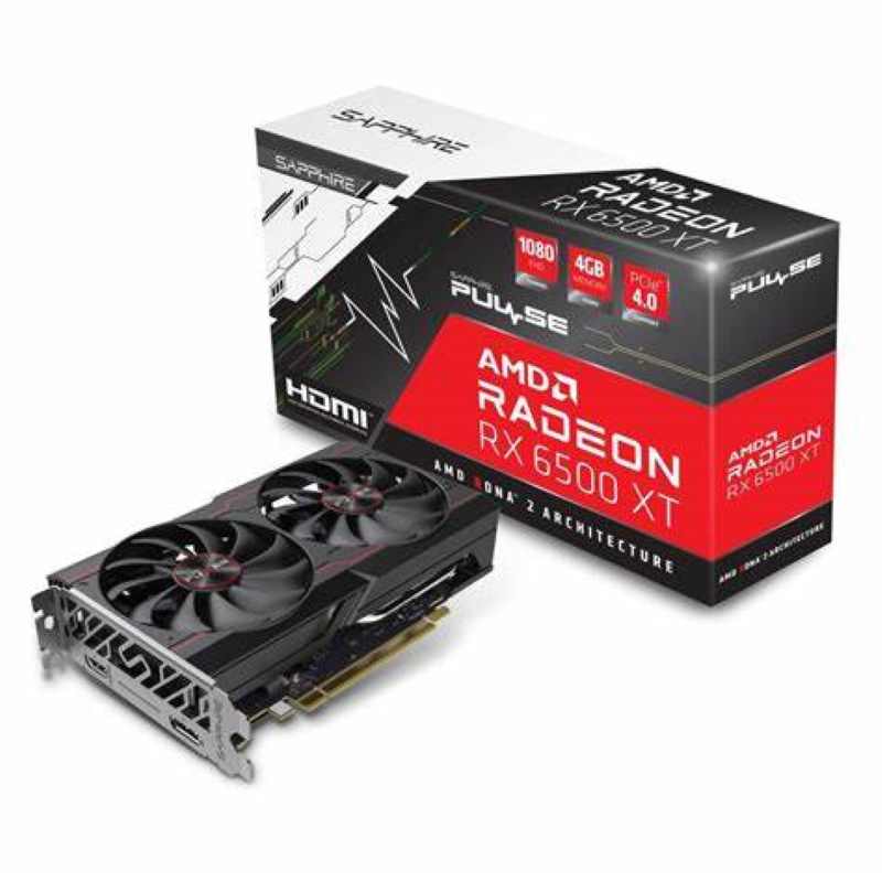 Placa De Video Radeon AMD RADEON RX 6500 XT RX 6500 XT 4GB