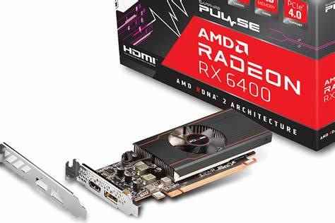 Placa De Video Radeon AMD RADEON RX6400 RX6400 4GB