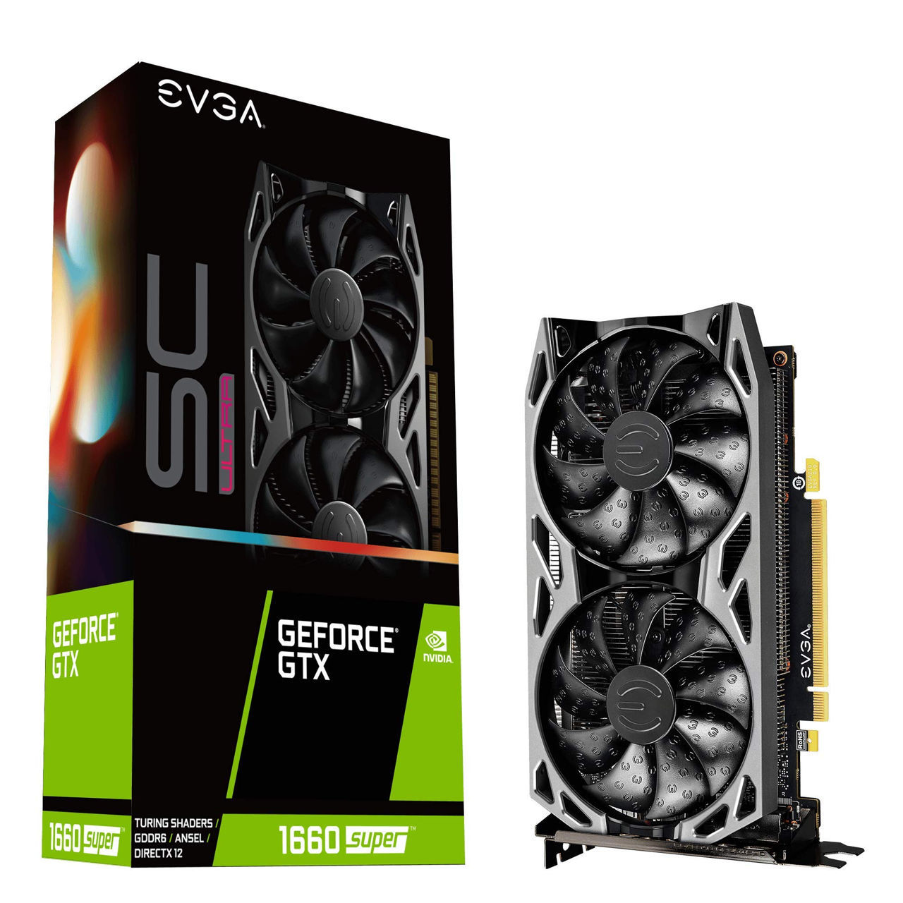 Placa De Video Nvidia Evga GTX 1660 Super SC Ultra 6gb 1660 SUPER