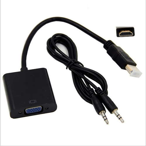 Adaptador Video Hdmi A Vga Con Audio Seisa SM-C7819