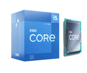 Procesador Intel COREl I5-12400F LGA 1700  SVIDEO CCOOLER
