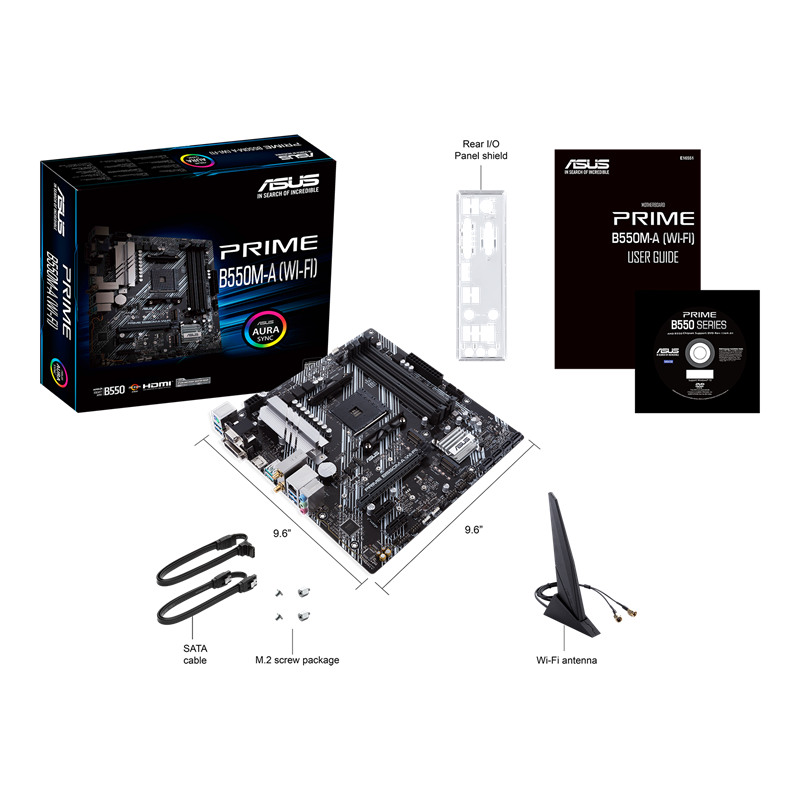 Motherboard Amd ASUS PRIME B550M-A-AC WIFI B550M-A-AC AM4