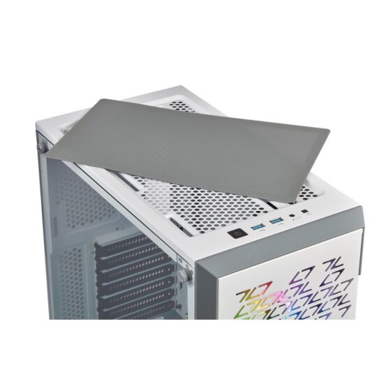 Gabinete Gamer CORSAIR CRYSTAL 220T WHITE