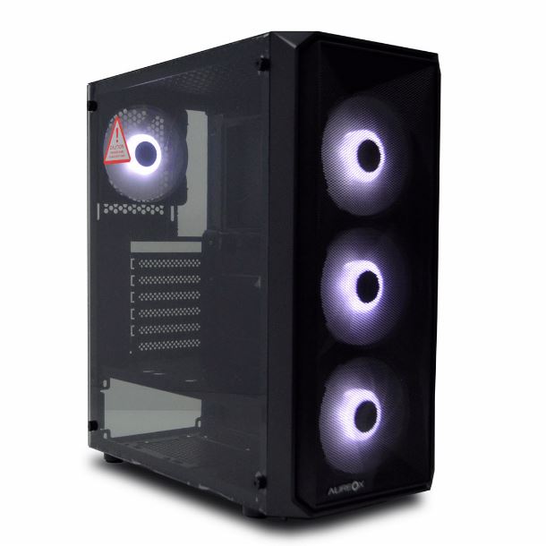 Gabinete Gamer AUREOX VOLANS VOLANS ARX 360 G /SF/ATX